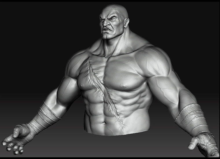 3d character zbrush